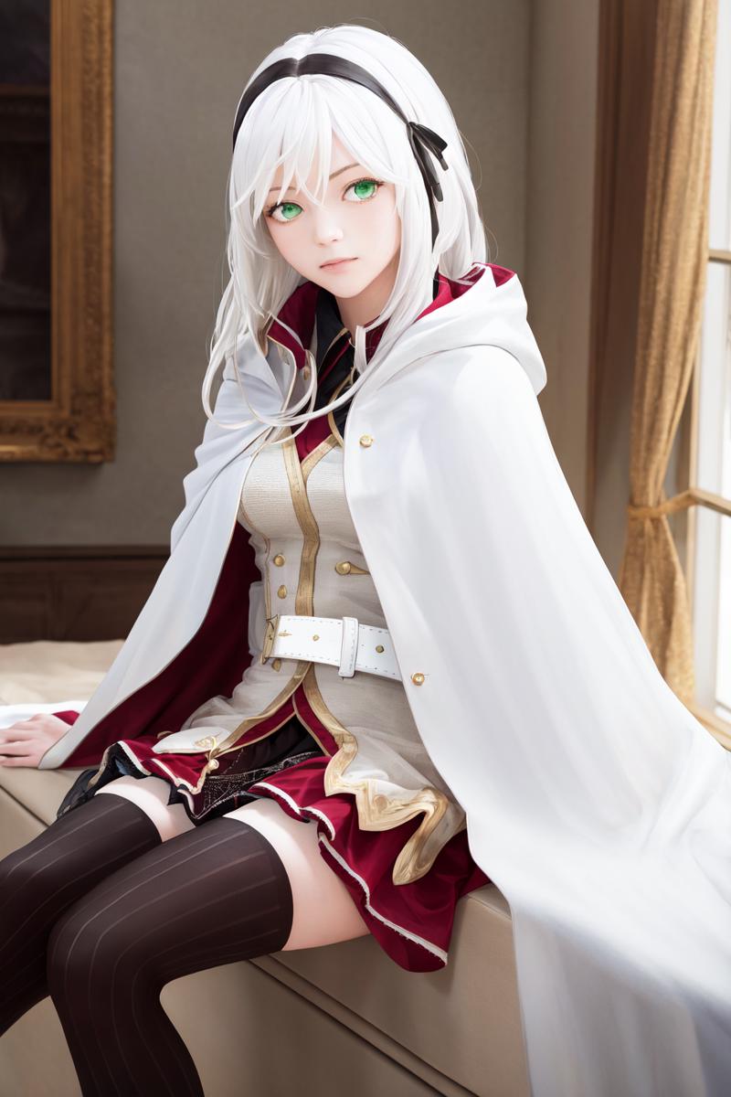 34933-2792913922-masterpiece, best quality, highres, 1girl avilia white hair green eyes, white cape white jacket belt black skirt frilled skirt s.png